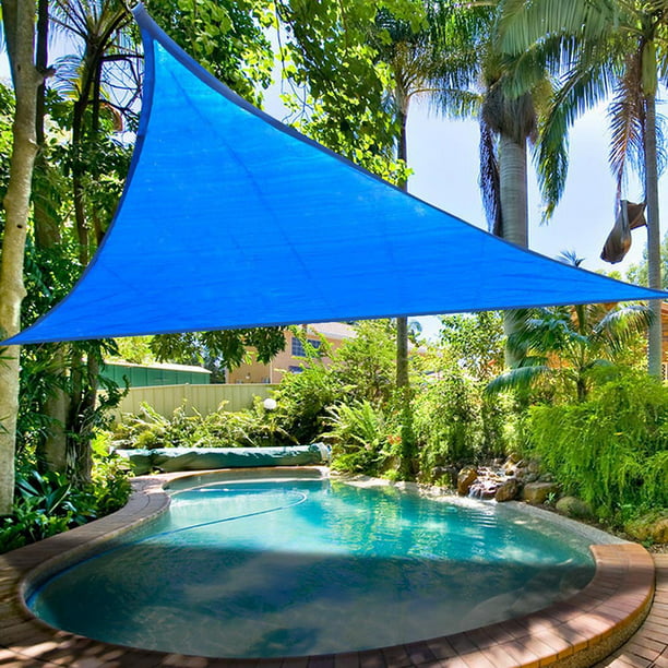 Sun Shade Sail Patio Outdoor Canopy Pool UV Block Cover Triangle Square Shade 
